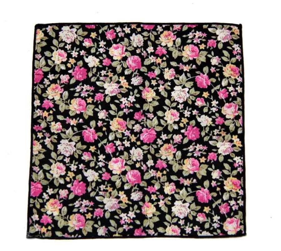 Gascoigne Bolsillo Cuadrado Floral Multicolor 9.25" X 9.25" Para Hombre Foto 2 de 2