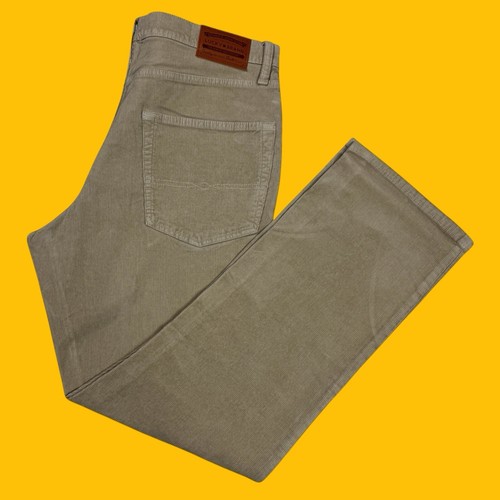 Lucky Brand 223 Mens Sz 36x32 Straight Leg Stretch Corduroy Tan 5 Pocket Pants - Picture 2 of 24
