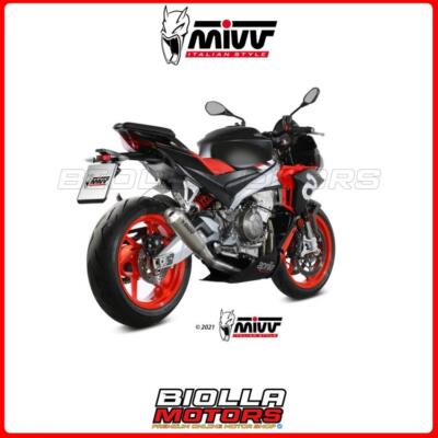 KOMPLETTER SCHALLDÄMPFER MIVV X-M1 APRILIA RS 660 660 2021- TITANIUM HIGH X.AP.0001