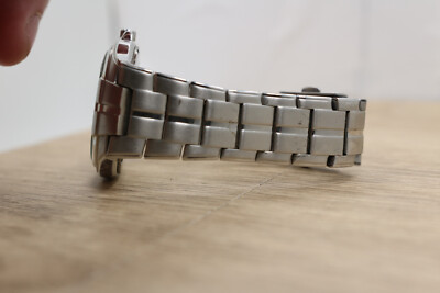 Vintage Pulsar VX42-X266 Mens Stainless Steel Brown Dial Calendar