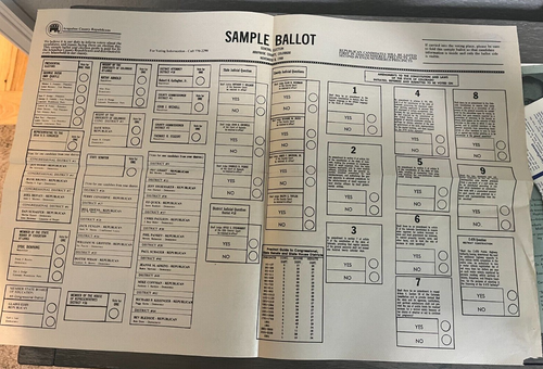 1988 Bush Quayle Republican Newspaper Election Guide - Araphoe County Colorado - Picture 3 of 3