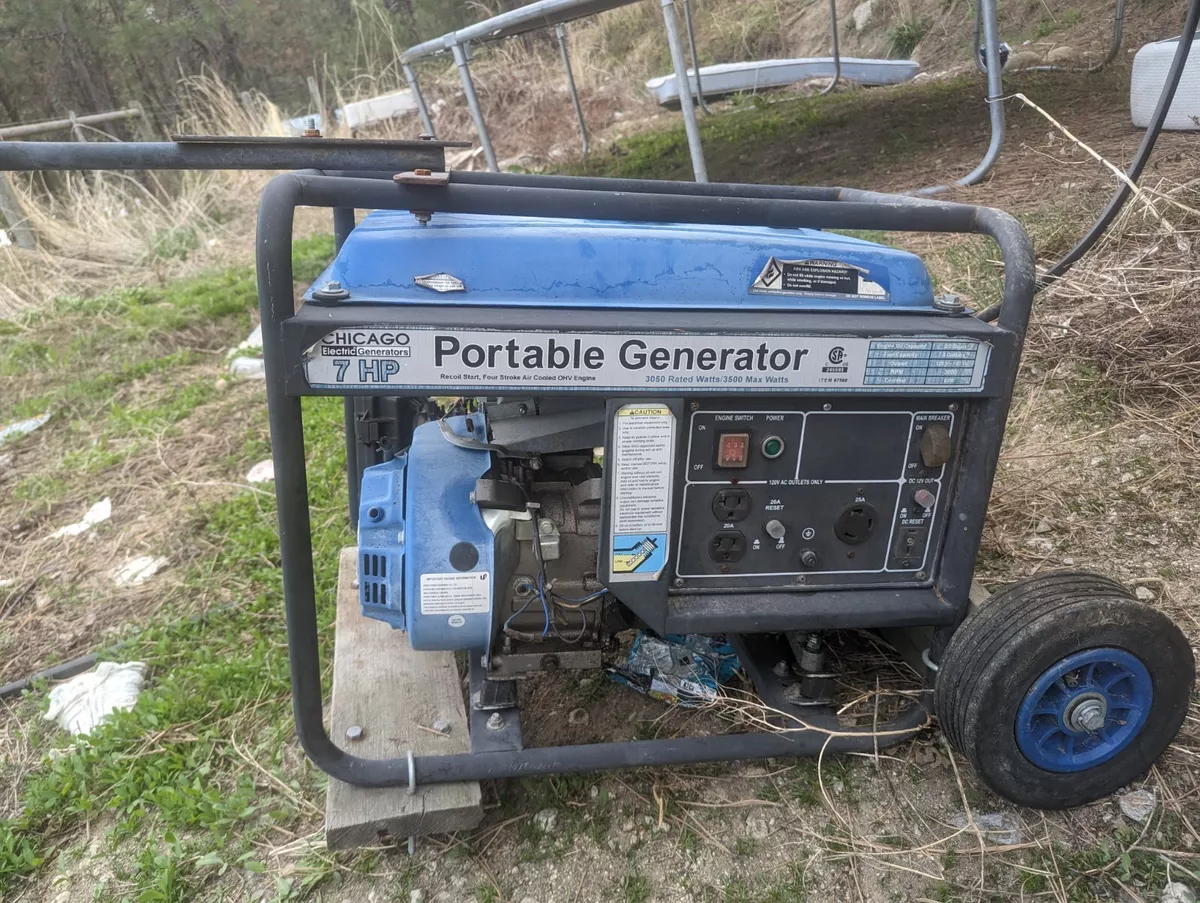 CHICAGO 7HP PORTABLE GENERATOR eBay