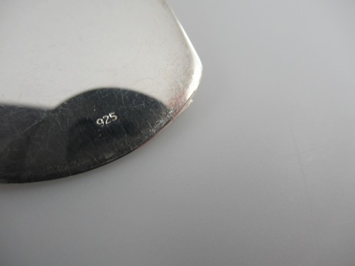 Signed Esprit Sterling Silver 925 Cross Pendant Necklace 20" - Picture 5 of 7