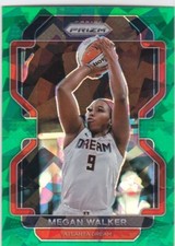 2022 Prizm WNBA FANATICS Green CRACKED ICE #120 Megan Walker - Atlanta Dream