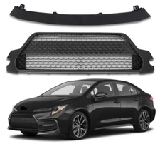 For 2020 2022 Toyota Corolla SE XSE Front Bumper Lower Upper Grille