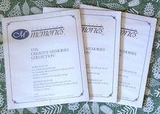 3 pkgs Creative Memories 8x10 White ruled Scrapbook Pages 10 pages 5 sheets
