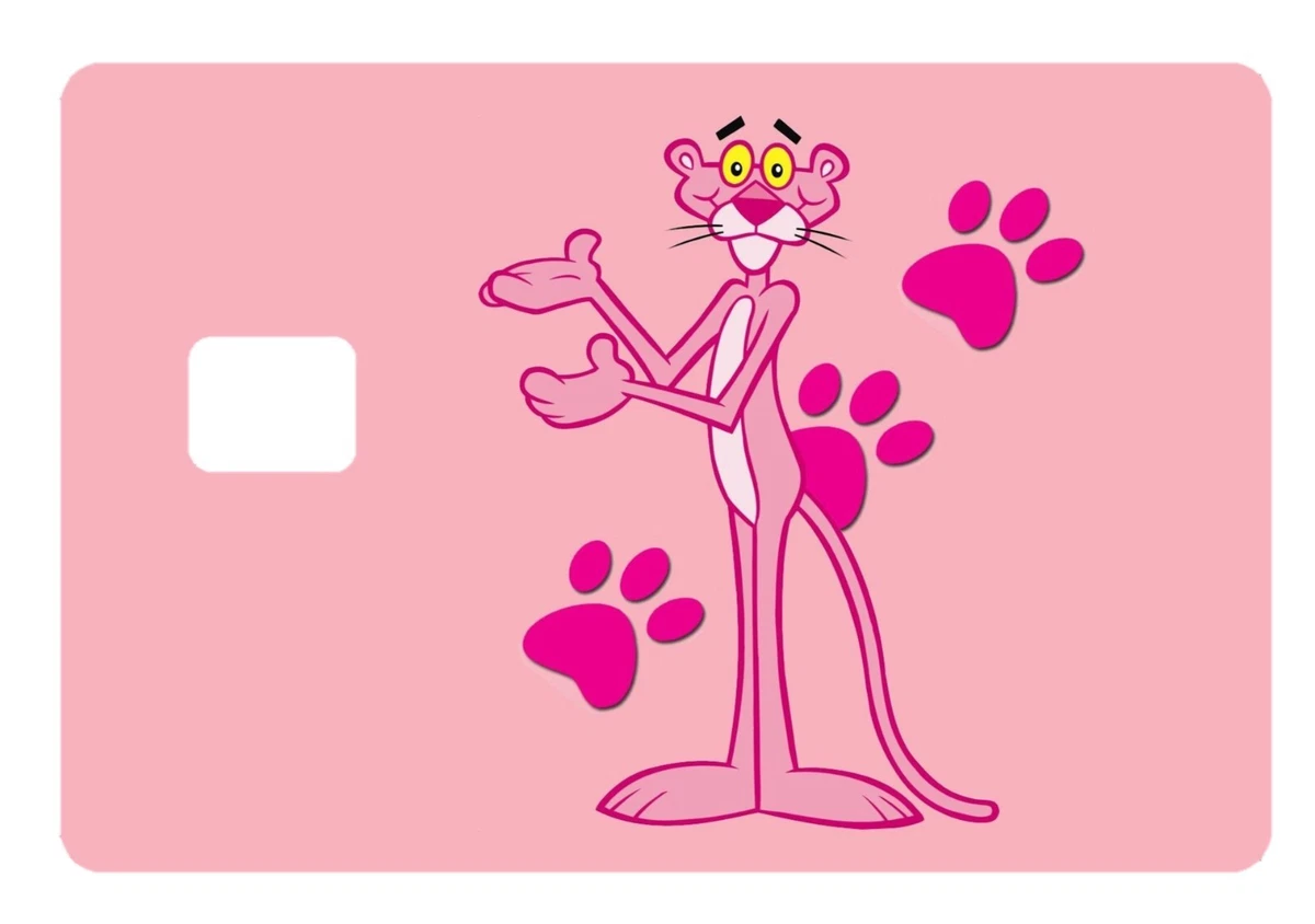 Pink Panther Fan Art Credit Card Decal Skin