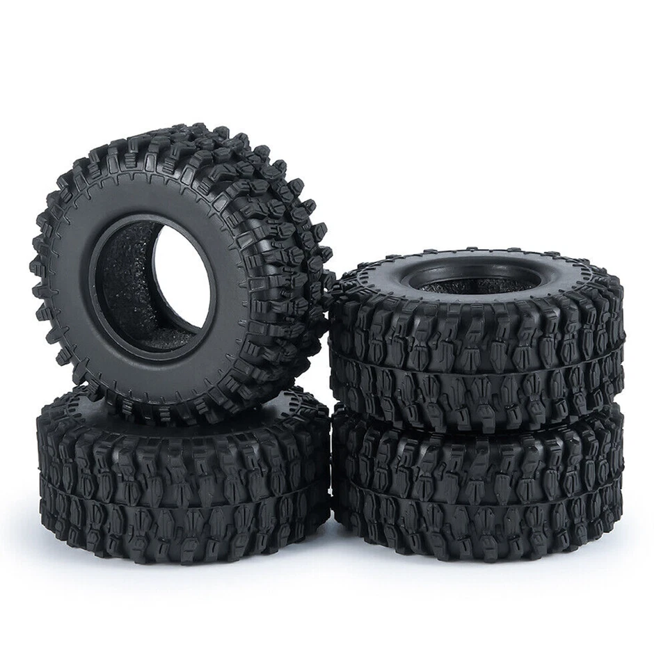 R1 51/55mm Räder Reifen für 1/24 Axial SCX24 90081 00001 RC Crawler（4Stück） - Bild 4 von 4