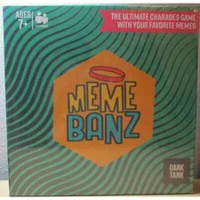 New sealed Dank Tank Meme Banz modern Charades game version family fun ages 7+