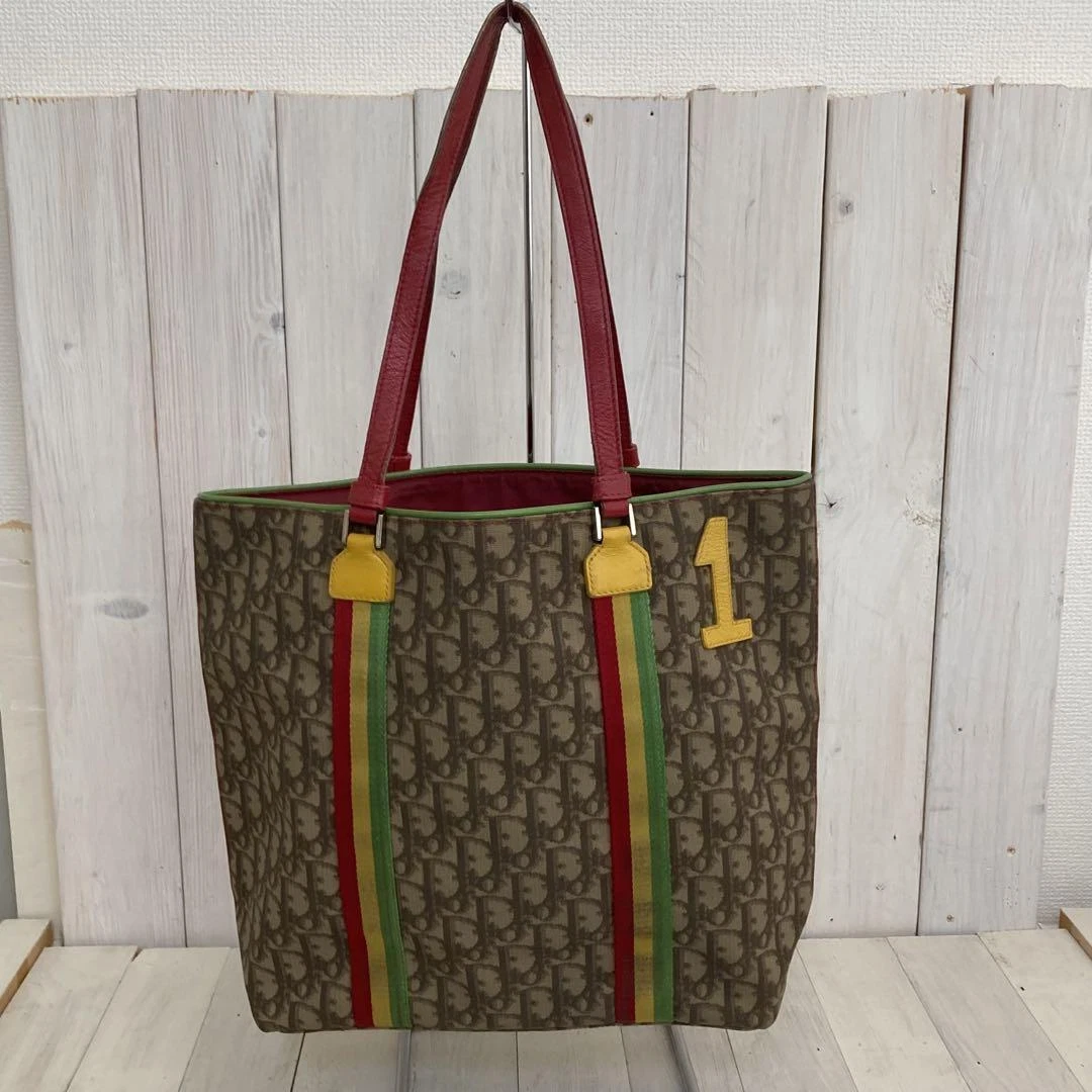 Sac bandoulière fourre tout trotteur rasta CHRISTIAN DIOR