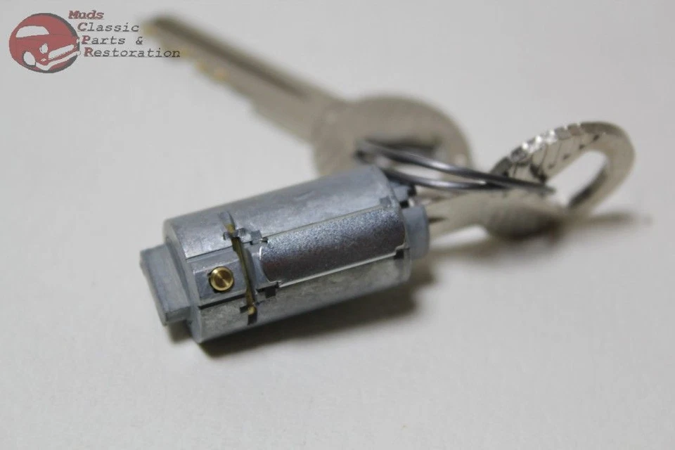 Cilindro de bloqueo de maletero Ford 53-61 con llaves de registro OEM nuevo Foto 3 de 4