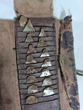 Lufkin Model 77A Radius Gage Set 1/32-1/2" Brown Leather Case Antique USA 🔥