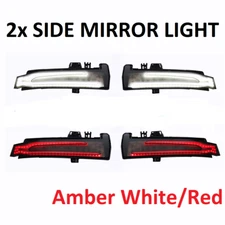 Dynamic LED Side Mirror Indicator Turn Signal Lights For Benz W204 W212 W176