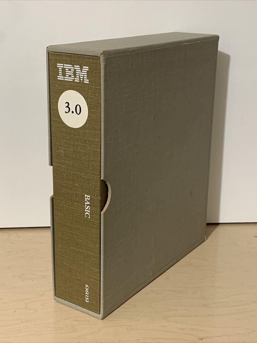 IBM Basic 3.0 Software Manual Reference Library 1984 6361132 +