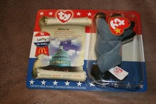 Lefty Donkey Ty Teenie Beanie Babies McDonalds USA 2000 Promotion 