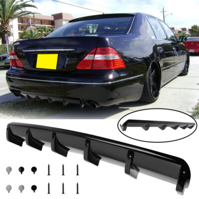 For Lexus LS460 LS500 LS600 Rear Bumper Diffuser Spoiler Lip Splitter ...