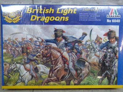 1/72 Italeri / Airfix Compatible Napoleonic British Light Dragoons Lot#22BB