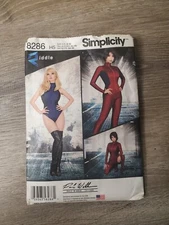 Simplicity Costume Pattern 8286 Knit and Woven Jumpsuit and Leotard 14-22 Uncut