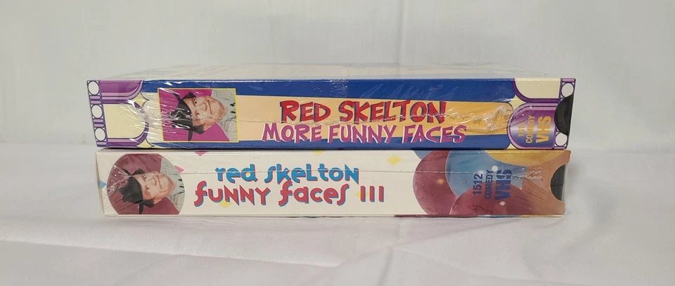 Lot Of 2 Red Skelton Vhs Tapes More Funny Faces & Funny Faces 3 NEW Both Sealed - Image 3 of 4