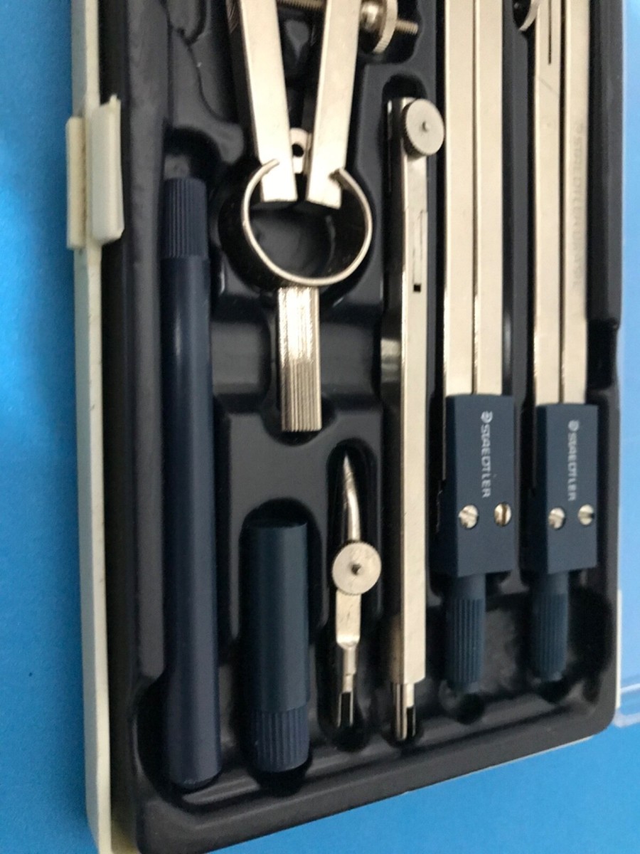 Set Compasso Staedtler 559 C07 - Preciso Con Gambo In Ottone E Accessori | Per Disegno Tecnico E Scuola - Foto 3