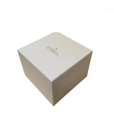 BRAND NEW EBEL WATCH TAN LEATHER PRESENTATION DISPLAY GIFT BOX CARD & MANUAL