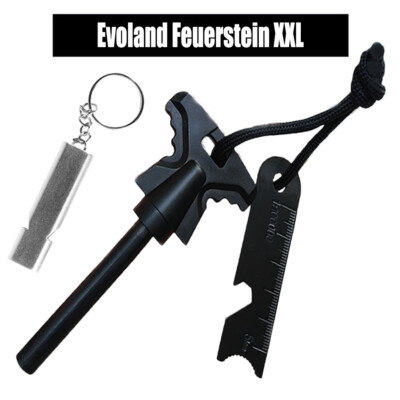 XXL FeuerStahl Extrem Starker Funkenflug Magnesium Feuerstein Firesteel Camping