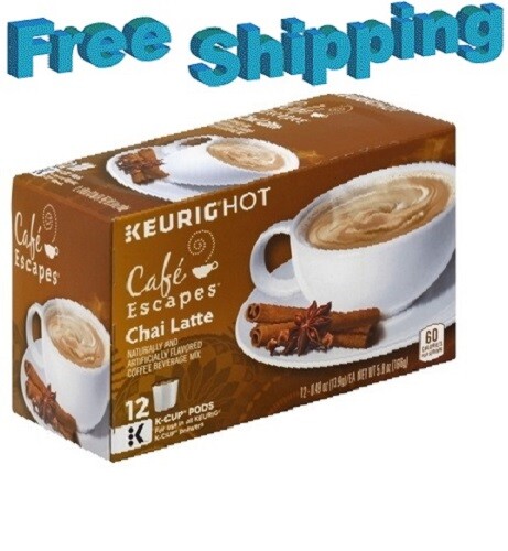 Cafe Escapes Chai Latte Keurig k-cups 