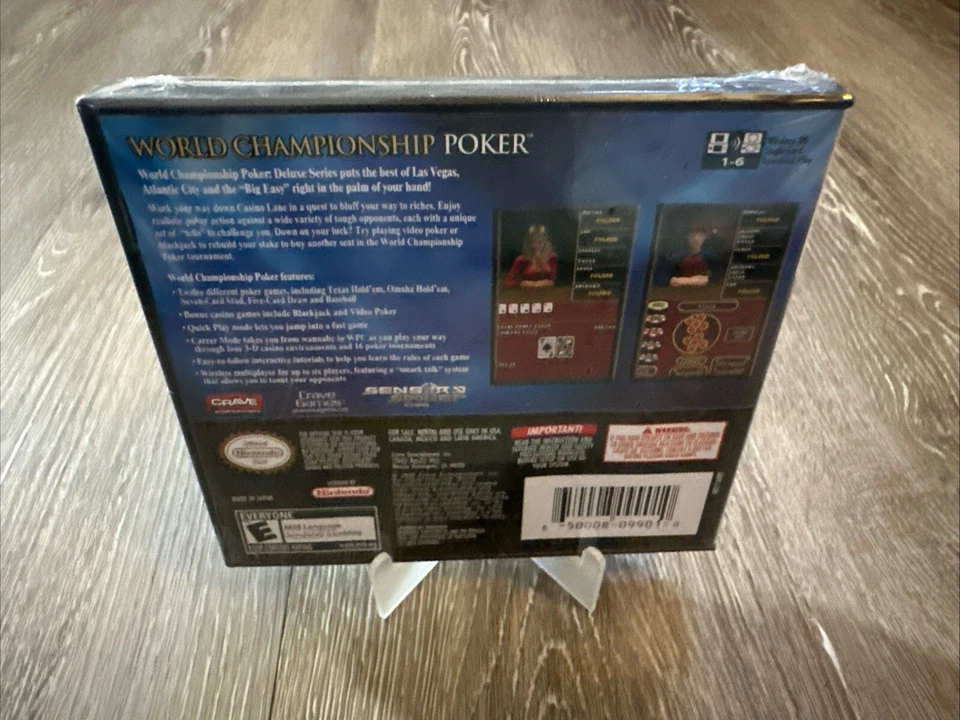 World Championship Poker: Deluxe Series (Nintendo DS, 2005)  Brand New sealed - Image 2 of 2