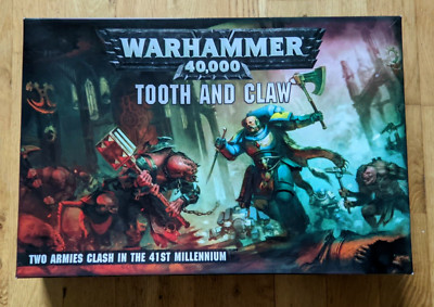 Warhammer 40K Workshop Tooth and Claw Boxed Set Space Wolves Genestealer Cults