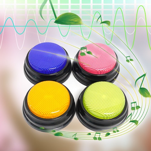 4X LED Recordable Talking Button Sound Learning Game Kids Toy Answer Buzzer Gift - Picture 2 of 12