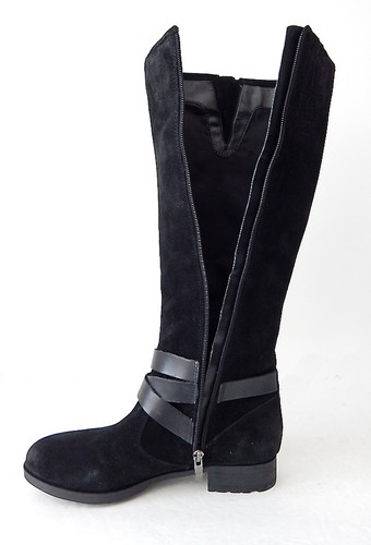Nuevo con etiquetas Botas Altas Noreene para Mujer Marc Fisher Talla 7,5 M (EE. UU.) Gamuza Negra - Imagen 8 de 11