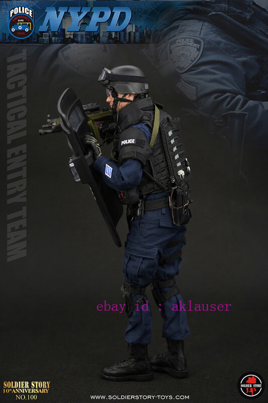 Soldier Story 1/6 Ss100 Nypd Emergency Service Unit Action