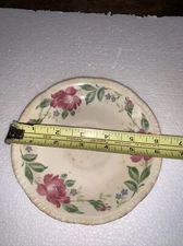 Marked But Illegible, Plate - 6 1/4” Unusual