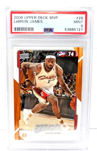 2008 Upper Deck MVP  LeBRON JAMES Basketball Card PSA 9 MINT