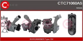Turbolader CASCO NISSAN für NISSAN NP300 Navara Pickup (D40) CTC71060AS