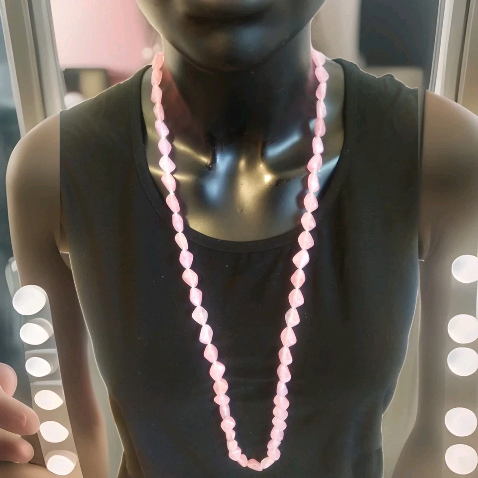 Edelstein Perlen 12 mm Rosenquarz  - Bild 4 von 4