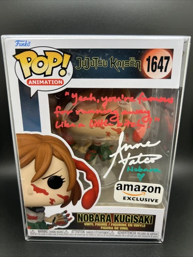 Funko Pop! Jujutsu Kaisen Nobara Kugisaki Amazon Ex #1647 Signed By Anne Yatco 2