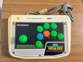 Sega Saturn Virtua Stick HSS-0136 Arcade Fight Stick Tested Japan SS Controller