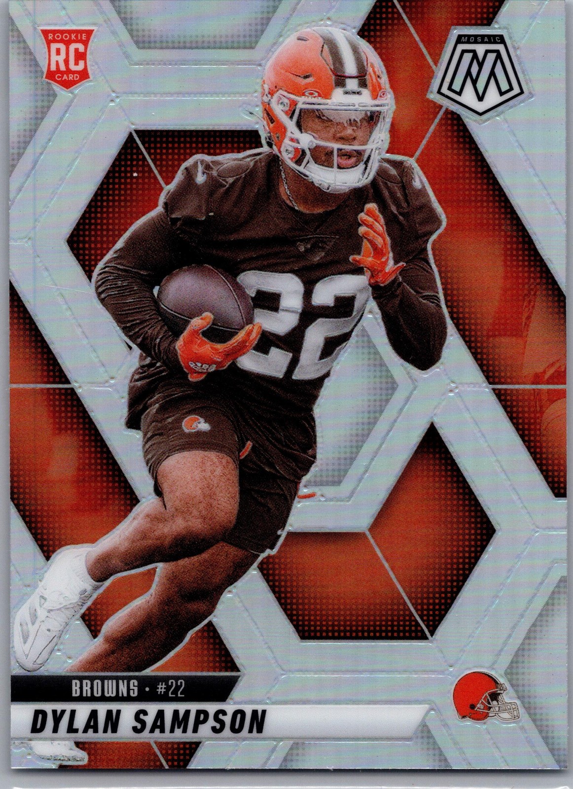 2025 Panini Mosaic #355 Dylan Sampson Silver