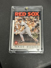 2025 Topps Holiday Wade Boggs Buyback 1986 Topps Original Foil Stamp SP Red Sox