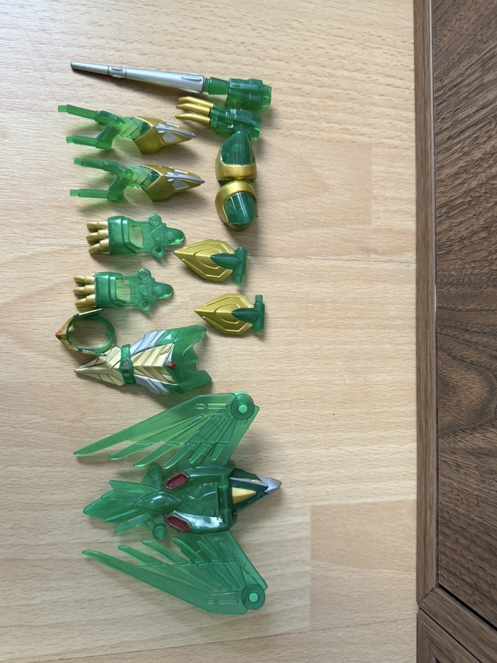 1998 Power Rangers Lost Galaxy Red, Blue & Green Conquering Ranger ...