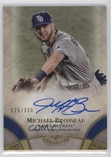 2021 Topps Tier One Break Out Auto 25/300 Michael Brosseau #BOA-MBR Auto 3n7
