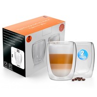 2X Doppelwandige Latte Macchiato GläSer 300Ml ThermogläSer KaffeegläSer