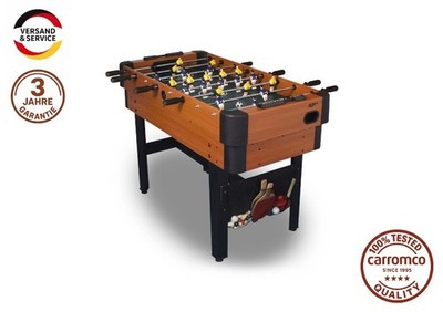 CARROMCO CAMPUS-XT 9in1 Multigametisch Kicker Teleskopstangen Spieltisch