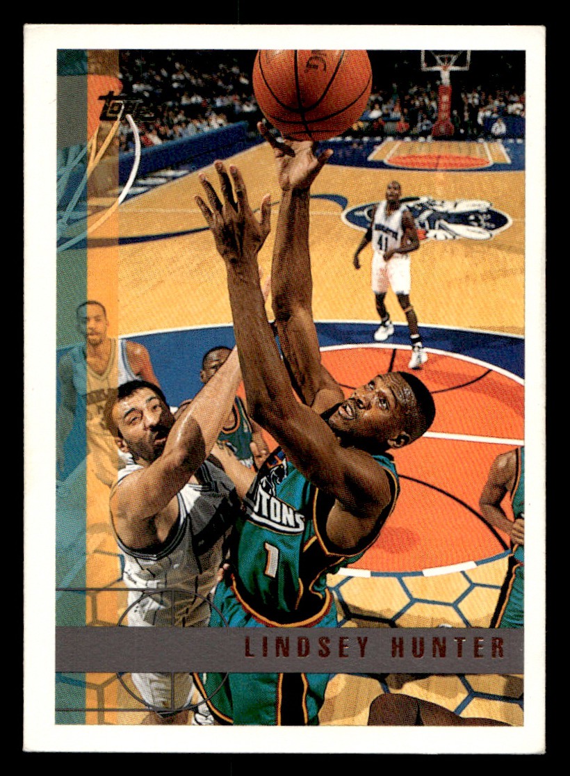 Topps - Lindsey Hunter Basketball card Detroit Pistons Raw Trading Card