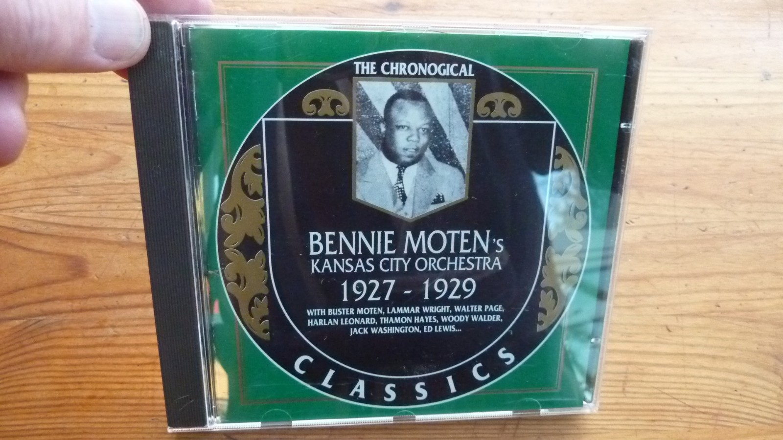 BENNIE MOTEN'S KANSAS CITY ORCHESTRA 1927-1929 CHRONOGICAL JAZZ CD 1990