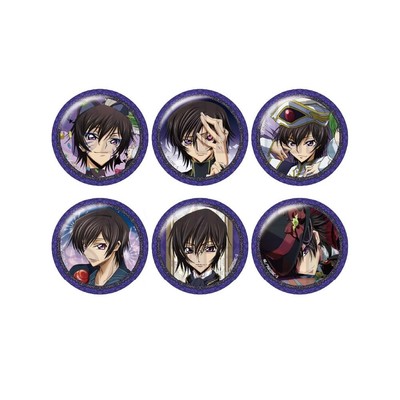Code Geass: Lelouch of the Rebellion Lelouch ver. Can Badge BOX [all 6 sets]