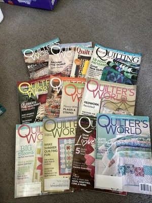 X12 Quilting magazine lot quilt design ideas and patterns