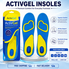 NEW Scholl Gel Everyday Medical Shock Absorption Insoles Men(8-13) Women(4-8) UK