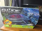 Gi Joe The Rise of Cobra Electronic Night Raven & Air Viper Figure Boxed